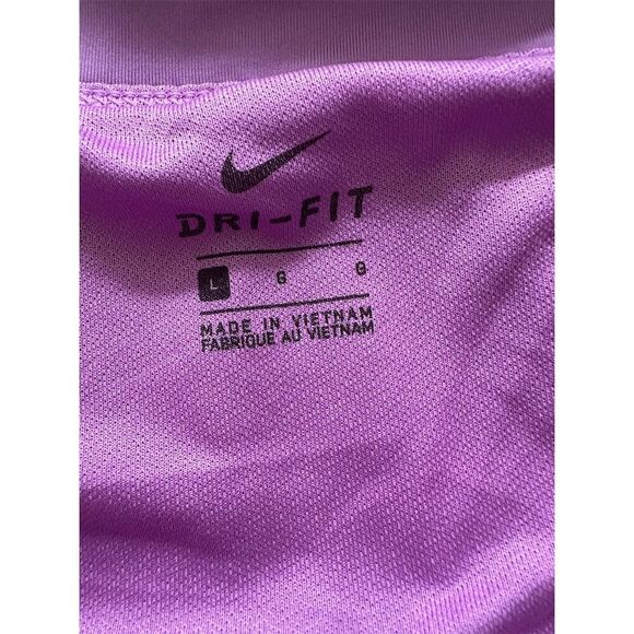 Nike Women's Dri-FIT Running Shorts Purple Size L High-Waisted Activewear - Picture 5 of 7